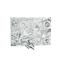 SPRAYGROUND® EVENT SPRAYGROUND HUGE COLORING POSTER 39"x27" & MARKERS INCLUDED