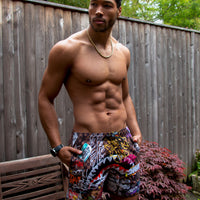 SPRAYGROUND® SWIM SHARKS IN PARIS JETSKI SWIM TRUNKS