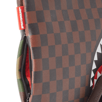 SPRAYGROUND® POUCHETTE CHECKS IN CAMOFLAUGE CROSSOVER CLUTCH