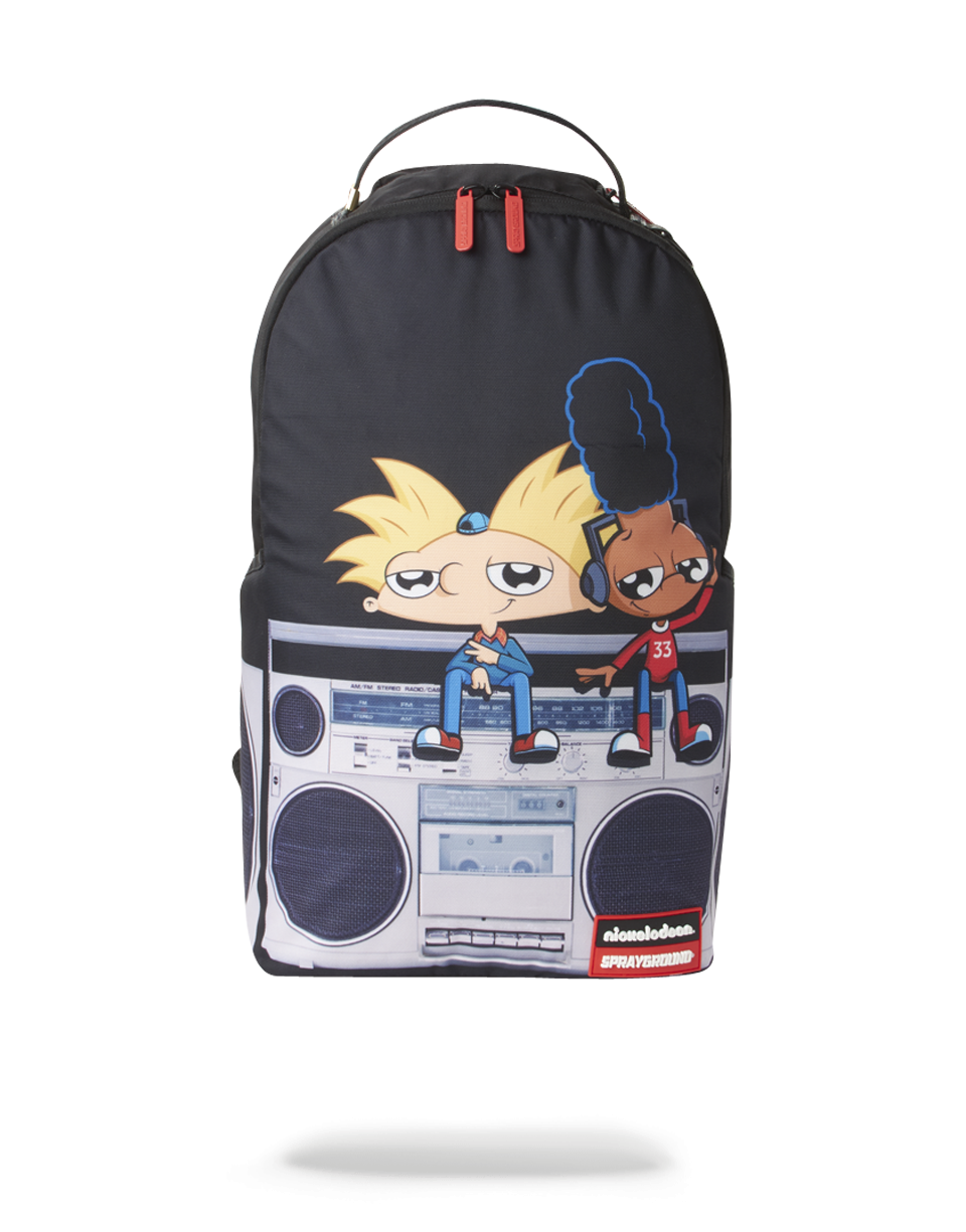 HEY ARNOLD ANIME ON STEREO BACKPACK SPRAYGROUND
