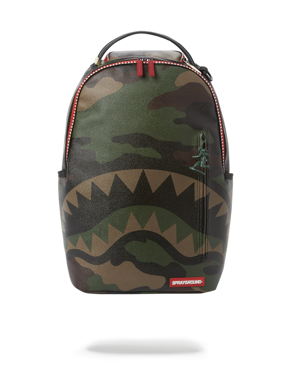 Sprayground shark camo mesh backpack store