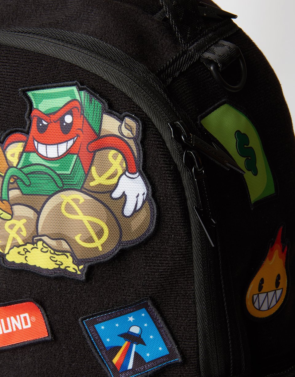 SPRAYGROUND® BACKPACK THE 32 REMOVABLE PATCHES VELCRO BACKPACK