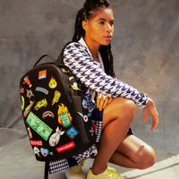SPRAYGROUND® BACKPACK THE 32 REMOVABLE PATCHES VELCRO BACKPACK