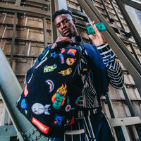 SPRAYGROUND® BACKPACK THE 32 REMOVABLE PATCHES VELCRO BACKPACK