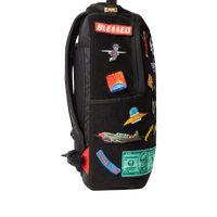 SPRAYGROUND® BACKPACK THE 32 REMOVABLE PATCHES VELCRO BACKPACK