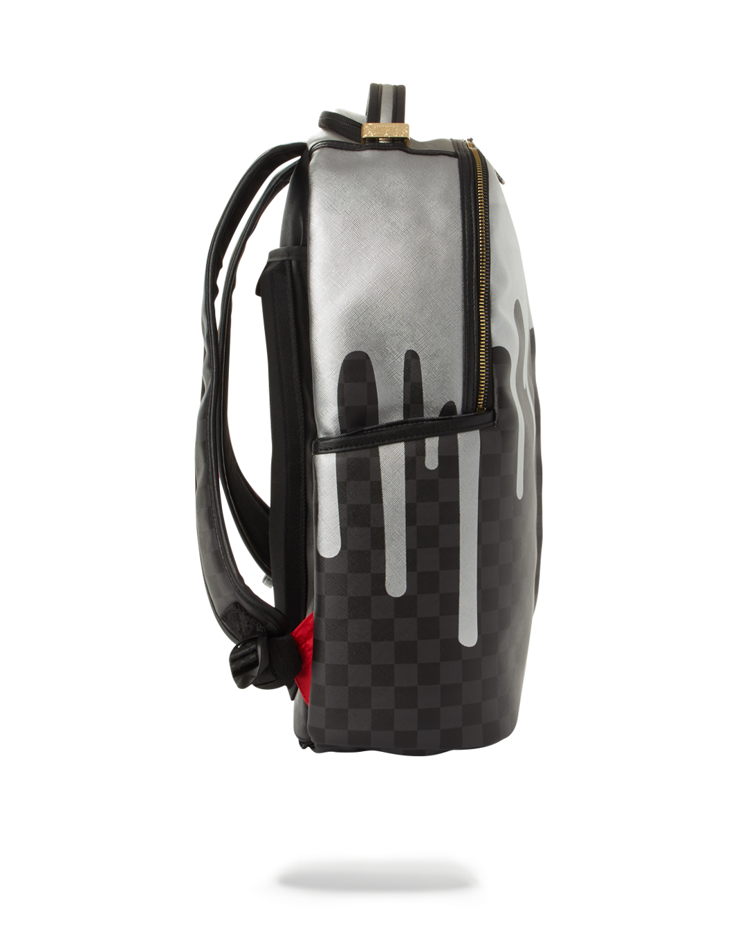 Sprayground gold sales checkered drips backpack