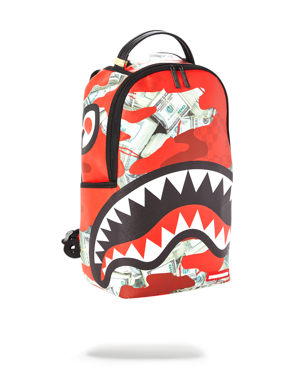 Sprayground Camo Shark Backpack 