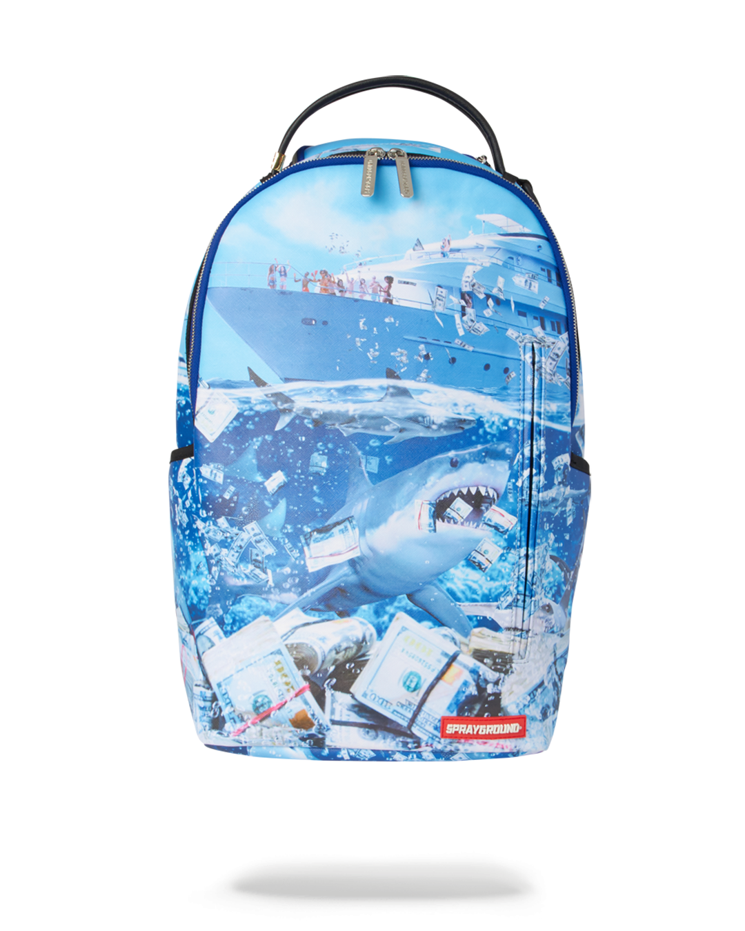 Sprayground backpack blue on sale