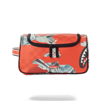 SPRAYGROUND® TOILETRY MONEY CAMO (RED) TOILETRY BAG