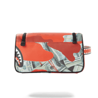 SPRAYGROUND® TOILETRY MONEY CAMO (RED) TOILETRY BAG