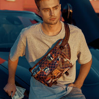 SPRAYGROUND® CROSS BODY GLOBAL MOGUL CARGO CROSSBODY