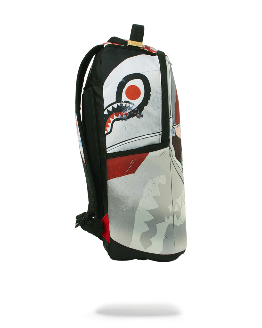 Sprayground Chenille White Marble Shark Backpack