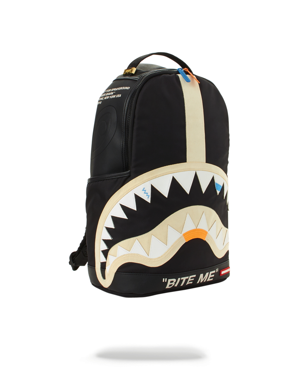 BITE ME SHARK BLACK BACKPACK SPRAYGROUND