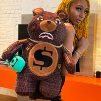 SPRAYGROUND® BACKPACK OFFENDED MONEYBEAR TEDDYBEAR BACKPACK