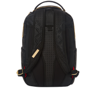 SPRAYGROUND® BACKPACK NOIR QUILT GOLD CHAIN SHARK BACKPACK (DLXV)