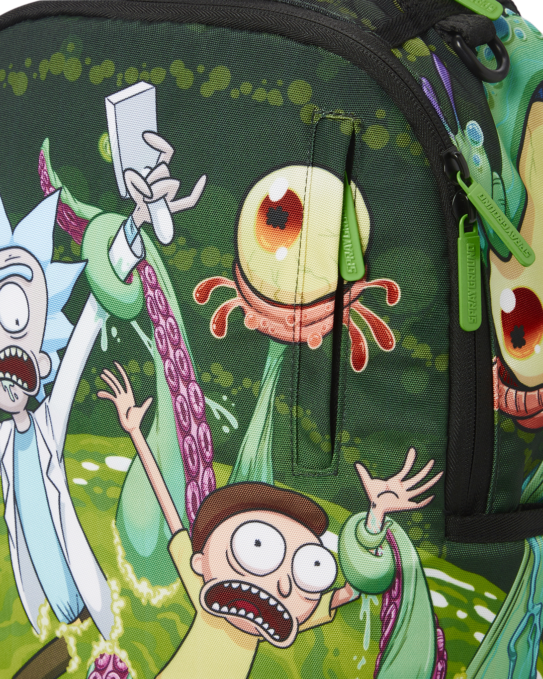 SPRAYGROUND® BACKPACK RICK & MORTY PORTAL SHARKMOUTH BACKPACK (DLXR)