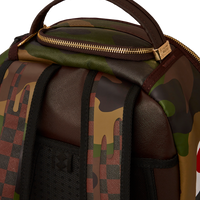 SPRAYGROUND® BACKPACK CAMO DRIP SHARKS IN PARIS BACKPACK (DLXV)