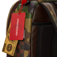SPRAYGROUND® BACKPACK CAMO DRIP SHARKS IN PARIS BACKPACK (DLXV)