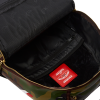 SPRAYGROUND® BACKPACK CAMO DRIP SHARKS IN PARIS BACKPACK (DLXV)