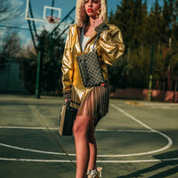 SPRAYGROUND® POUCHETTE HENNY BLACK CROSSOVER CLUTCH