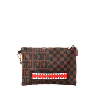 SPRAYGROUND® POUCHETTE SPLIT THE CHECK CROSSOVER CLUTCH