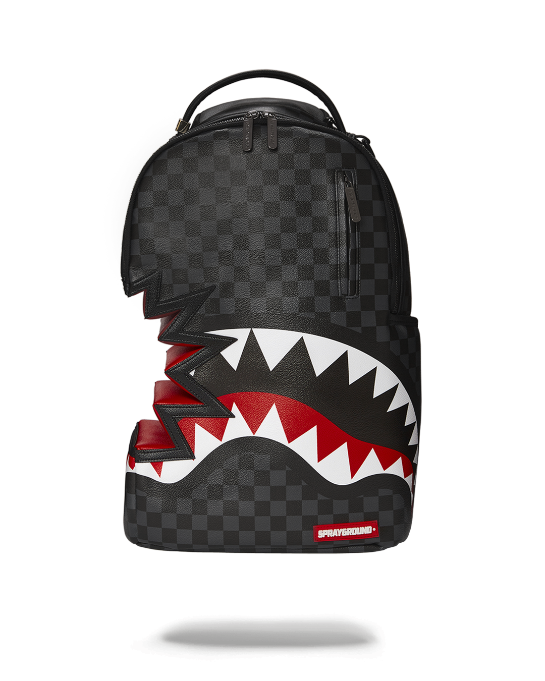 SPRAYGROUND® BACKPACK SHARK BITE SHARKS IN PARIS GRAY BACKPACK (DLXV)