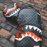 SPRAYGROUND® BACKPACK SHARK BITE SHARKS IN PARIS GRAY BACKPACK (DLXV)