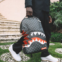 SPRAYGROUND® BACKPACK SHARK BITE SHARKS IN PARIS GRAY BACKPACK (DLXV)