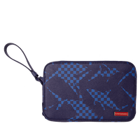 SPRAYGROUND® TOILETRY SHARK CHECK (BLUE) TOILETRY