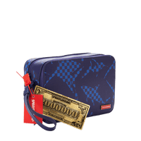 SPRAYGROUND® TOILETRY SHARK CHECK (BLUE) TOILETRY