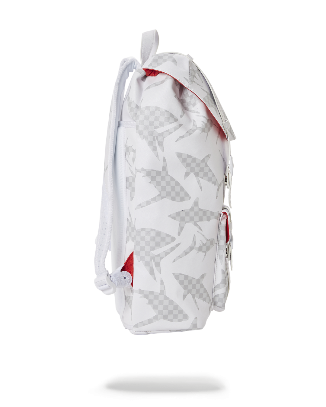 SPRAYGROUND® BACKPACK SHARK CHECK (WHITE) HILLS BACKPACK