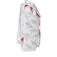 SPRAYGROUND® BACKPACK SHARK CHECK (WHITE) HILLS BACKPACK