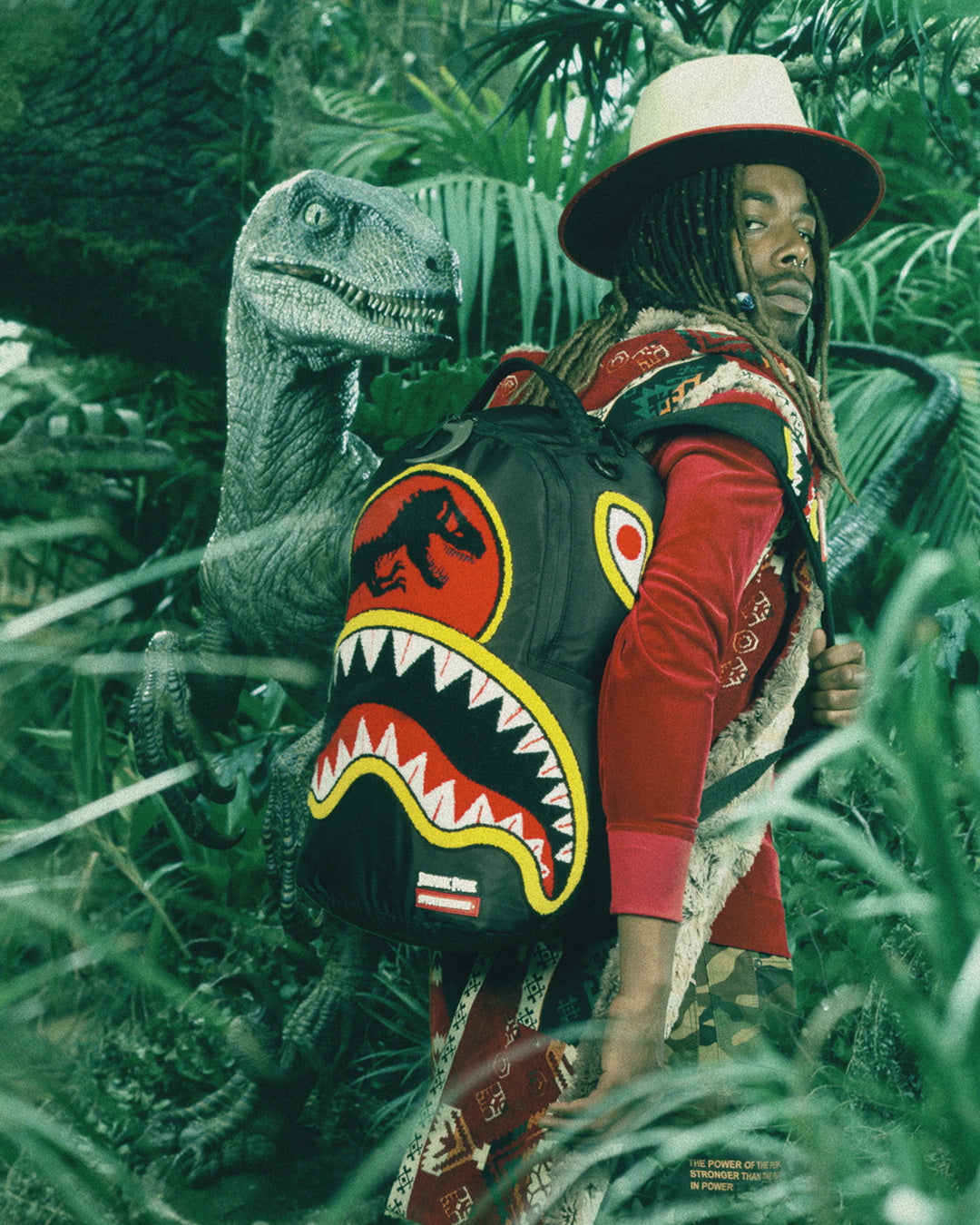 Jurassic park sprayground backpack Clearance