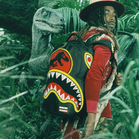 SPRAYGROUND® BACKPACK JURASSIC PARK SHARK "CHENILLE SHARK" BACKPACK (DLXR)