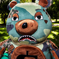 SPRAYGROUND® BACKPACK CAMOCHECK MONEYBEAR TEDDYBEAR BACKPACK