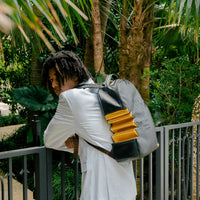 SPRAYGROUND® BACKPACK A.i.3 SHARK BITE BLACK GOLD BACKPACK (DLXV)