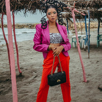 SPRAYGROUND® HANDBAG NOIR QUILT GOLD CHAIN SHARK HANDBAG