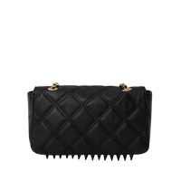 SPRAYGROUND® HANDBAG NOIR QUILT GOLD CHAIN SHARK HANDBAG