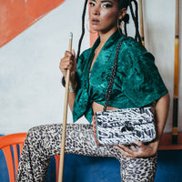 SPRAYGROUND® HANDBAG NIGHT NIGHT SHARKCHAIN HANDBAG