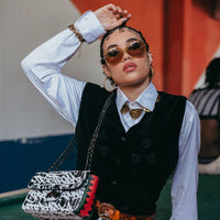 SPRAYGROUND® HANDBAG NIGHT NIGHT SHARKCHAIN HANDBAG