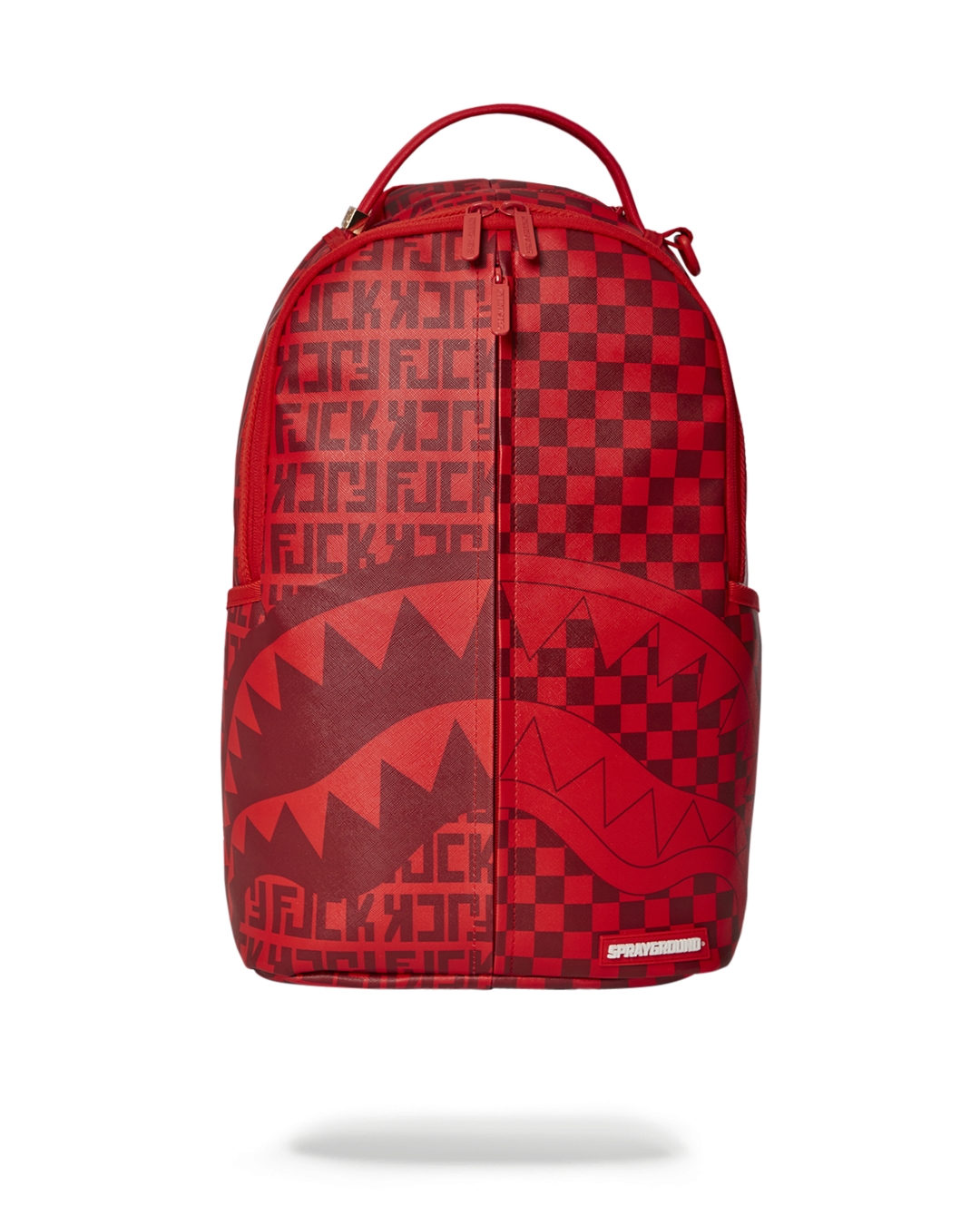 Red sprayground backpack hotsell