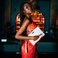 SPRAYGROUND® POUCHETTE ROSE ALL DAY LA PALAIS CROSSOVER CLUTCH