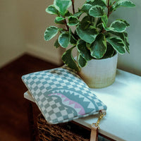 SPRAYGROUND® POUCHETTE ROSE ALL DAY LA PALAIS CROSSOVER CLUTCH