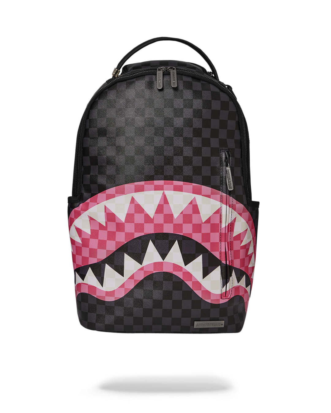 Black and pink sprayground backpack Clearance