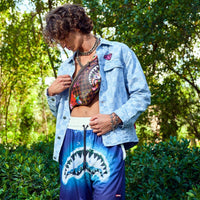 SPRAYGROUND® CROSSBODY GARDEN OF SHARKS SAVVY CROSSBODY