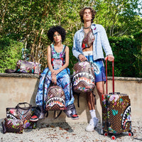 SPRAYGROUND® POUCHETTE GARDEN OF SHARKS CROSSOVER CLUTCH