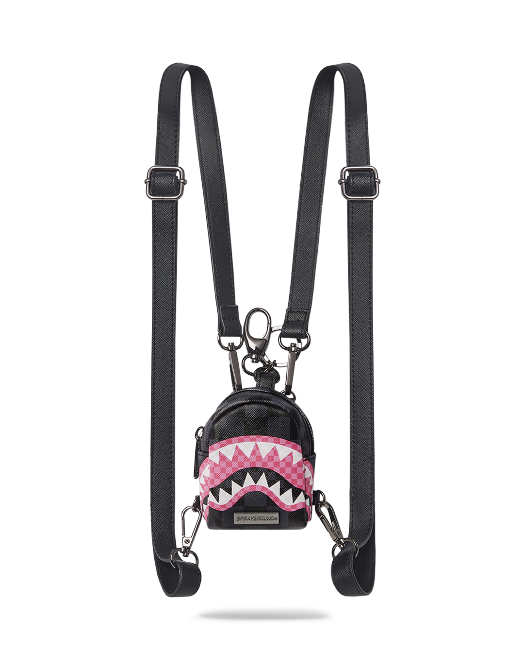 Sprayground backpack in vegan leather with shark mouth