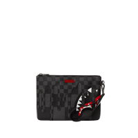 SPRAYGROUND® POUCHETTE XTC GREY SHARKS IN PARIS CROSSOVER CLUTCH
