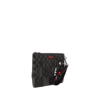 SPRAYGROUND® POUCHETTE XTC GREY SHARKS IN PARIS CROSSOVER CLUTCH