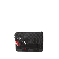 SPRAYGROUND® POUCHETTE XTC GREY SHARKS IN PARIS CROSSOVER CLUTCH